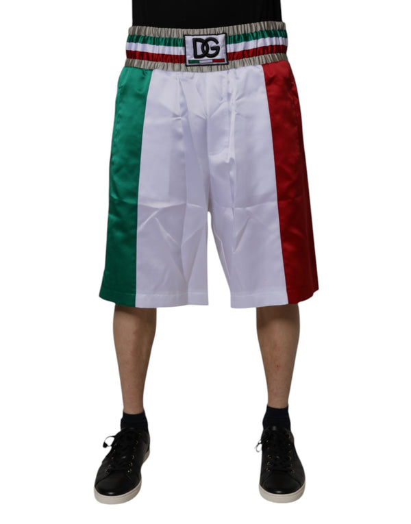 Dolce & Gabbana 100% Polyester bermuda shorts in multicolor