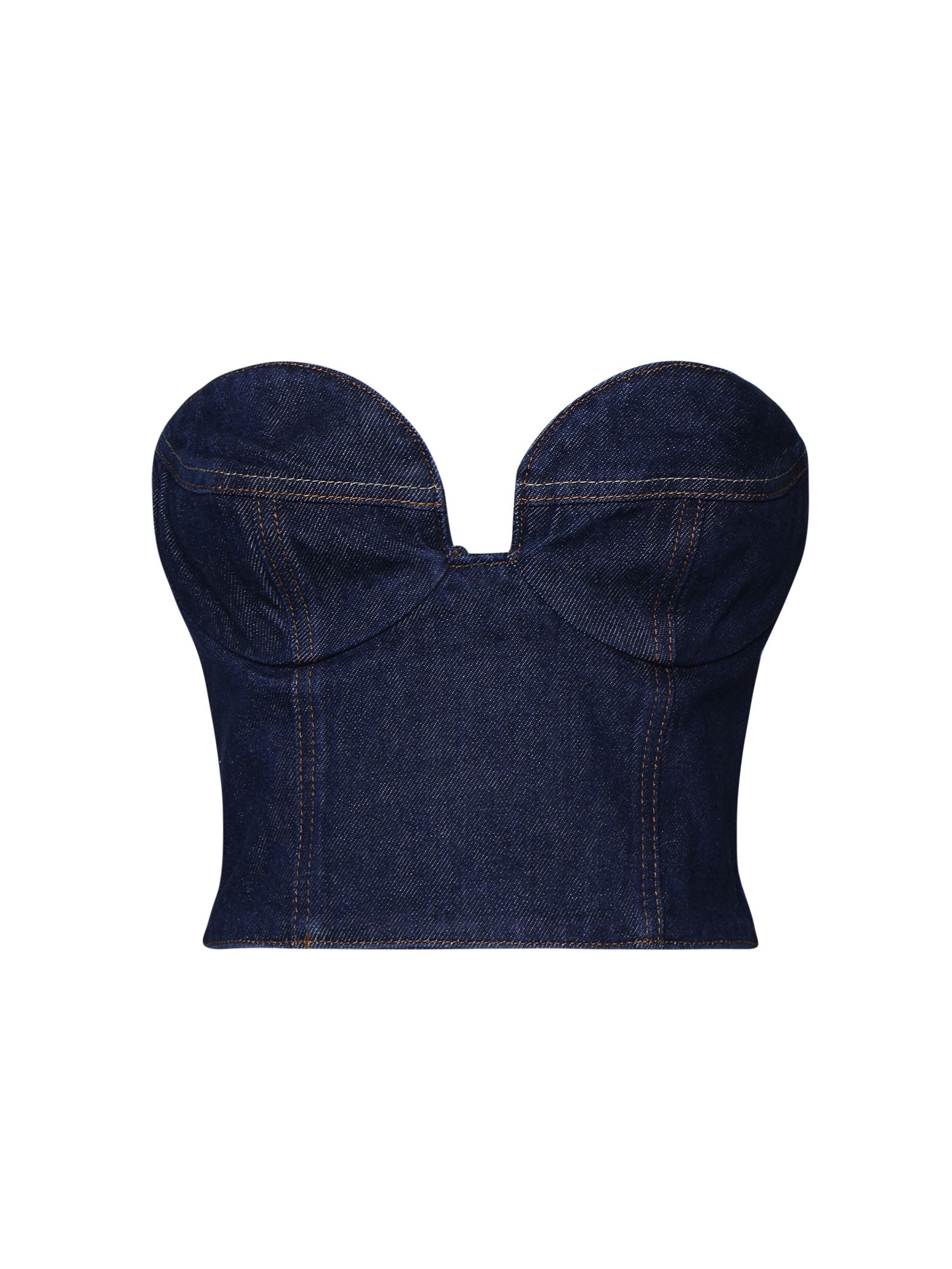 Magda Burtym Top Blue Cotton