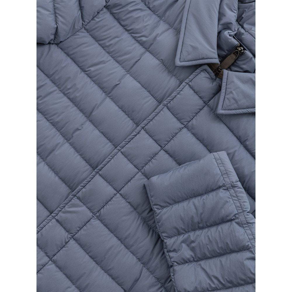Herno 100% Polyester with Goose Down padding down jacket in navy — view 4