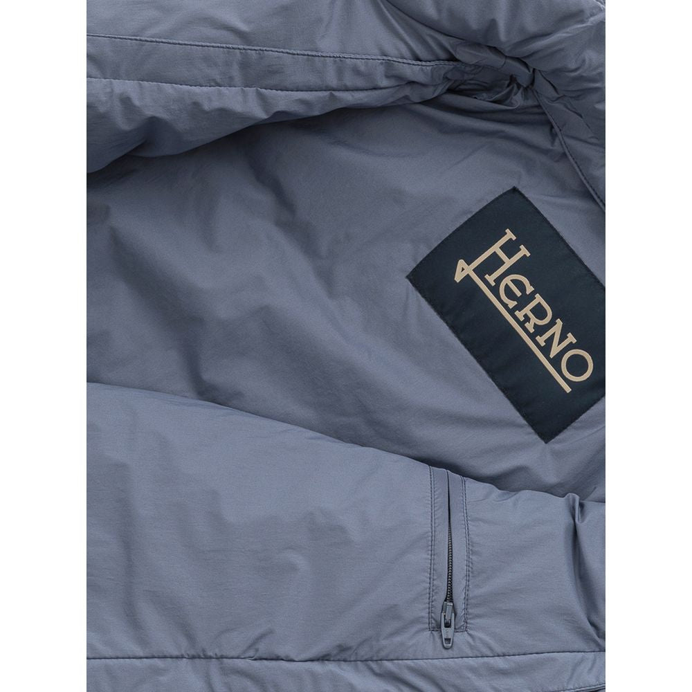 Herno 100% Polyester with Goose Down padding down jacket in navy — view 6