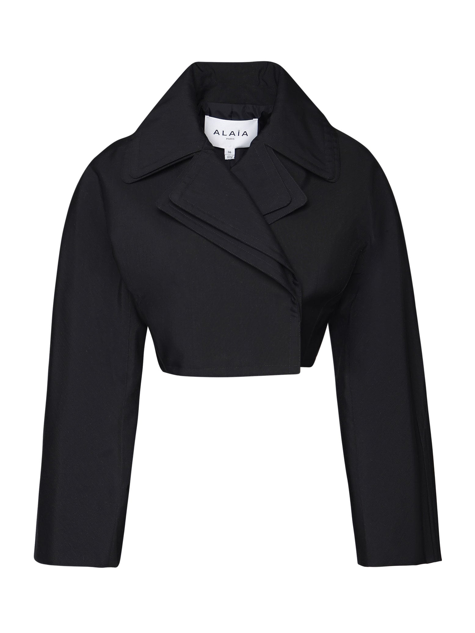 Alaia Jackets Black Poliammide