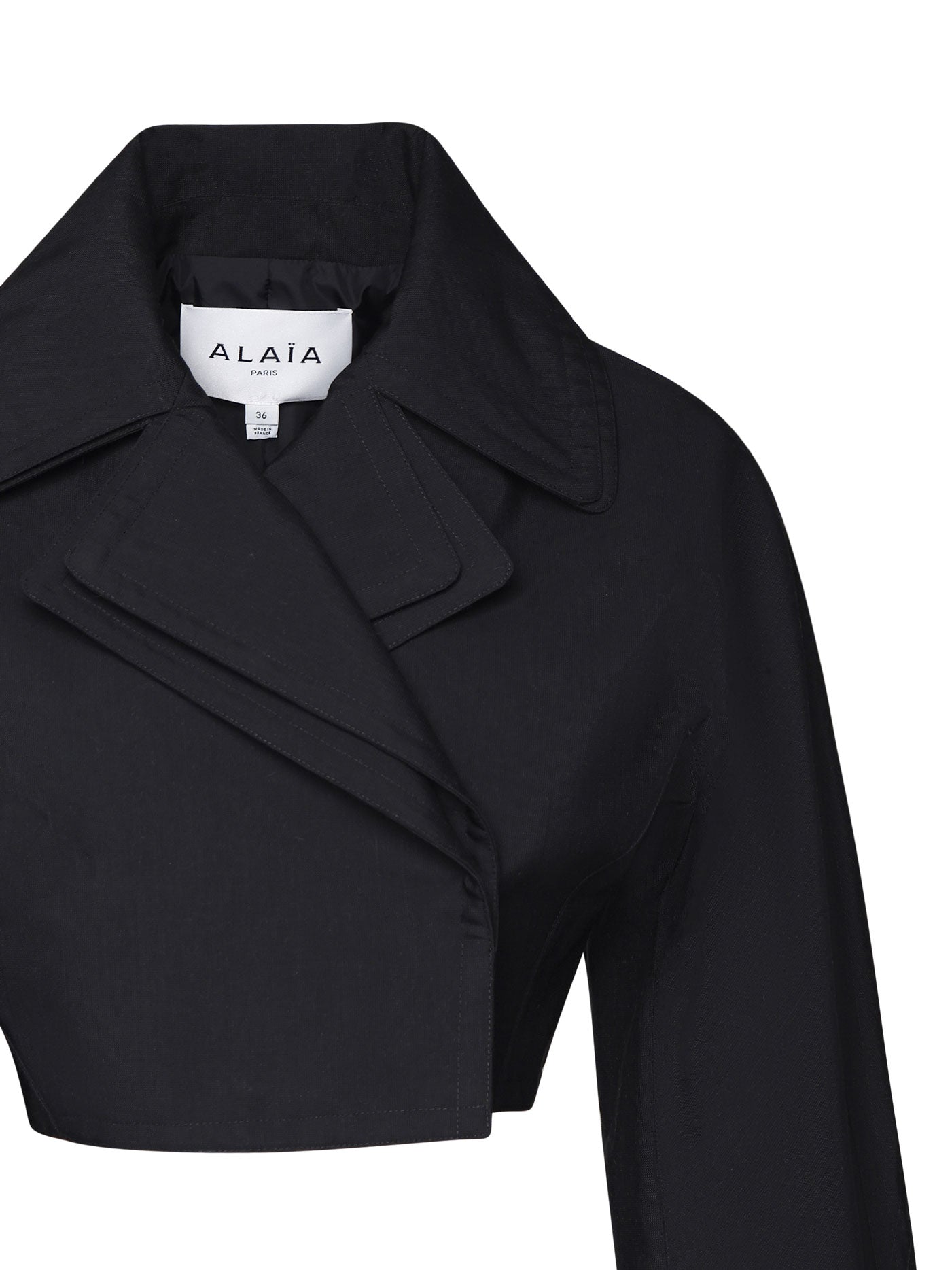 Alaia Jackets Black Poliammide