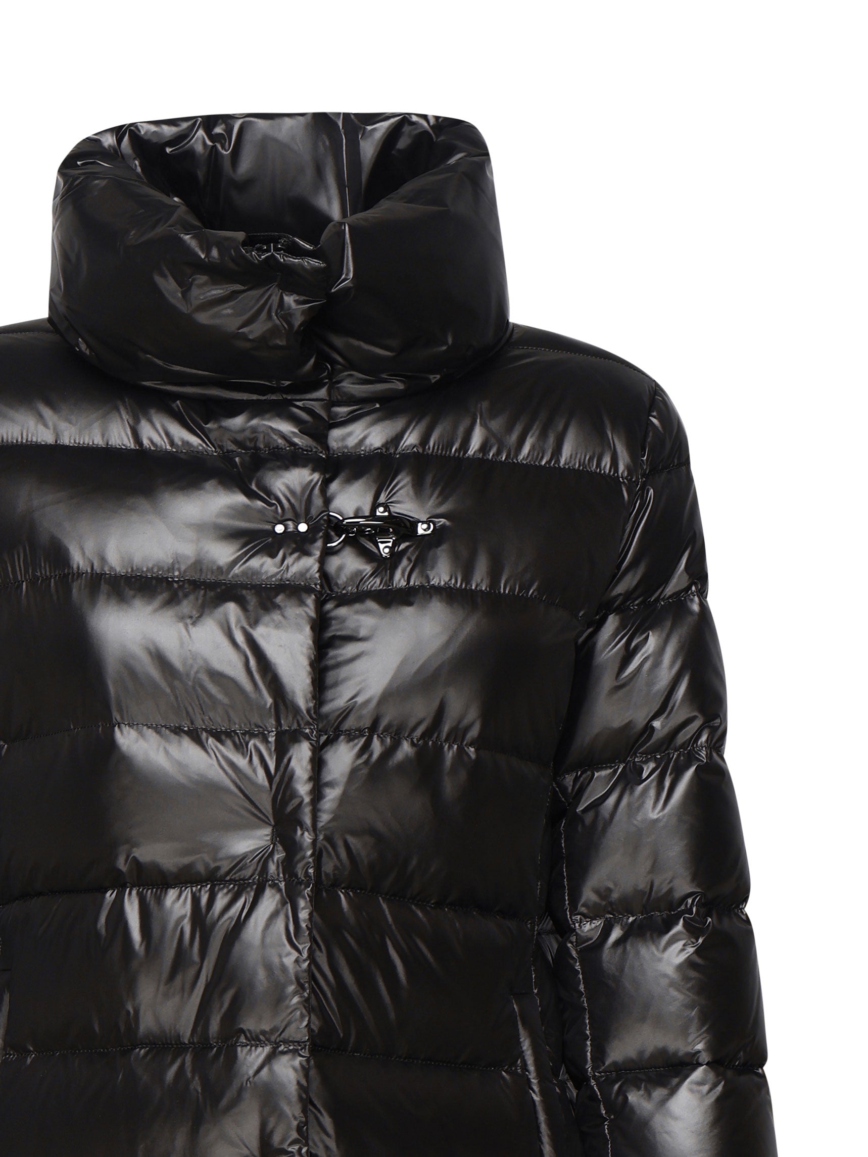 Fay Coats Black Nylon