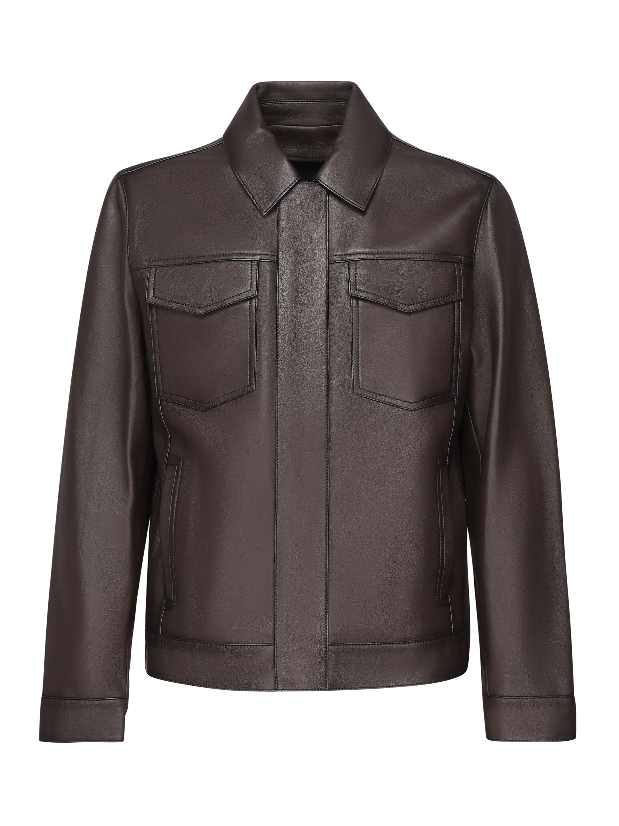 Yves Salomon Jackets Bark Lamb -lining:acetate Cupro