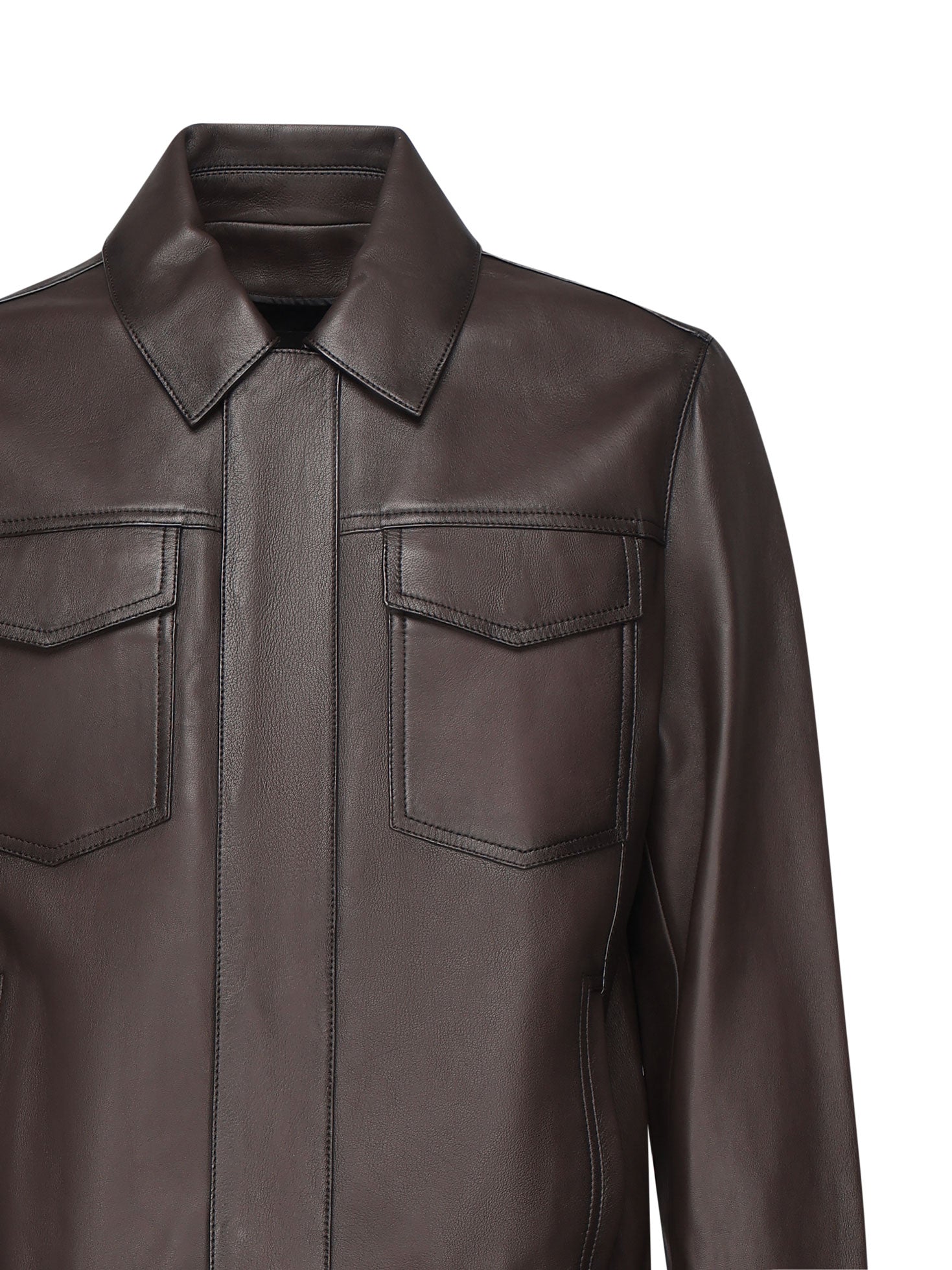 Yves Salomon Jackets Bark Lamb -lining:acetate Cupro