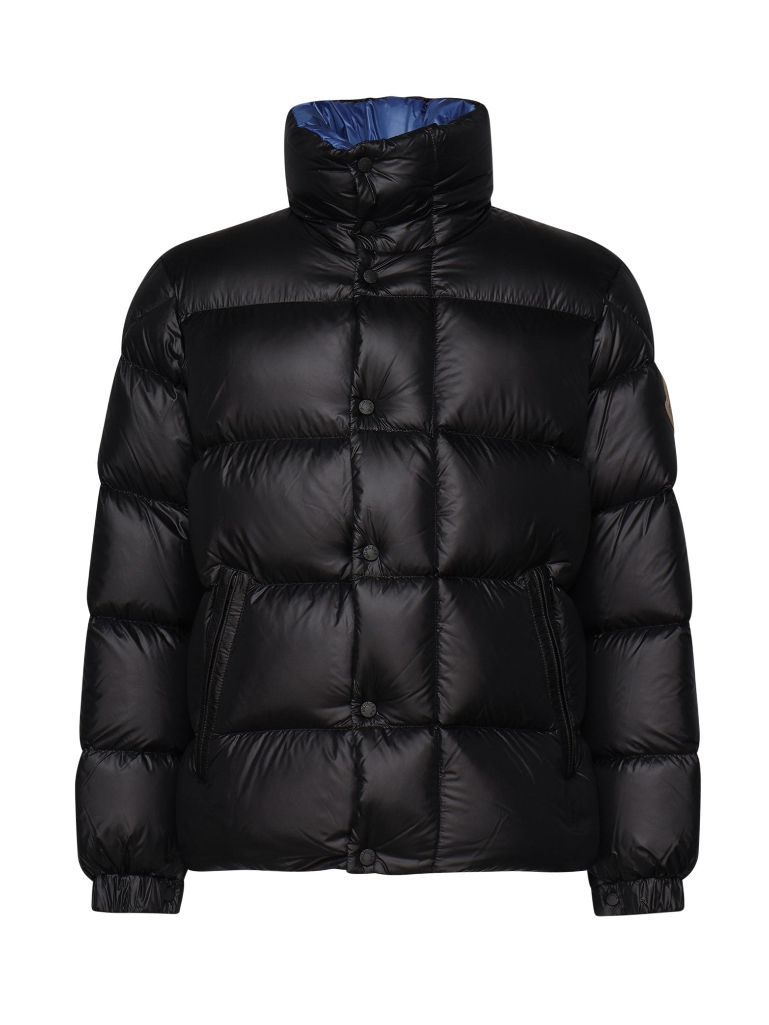 Moncler Coats Black Outer: Polyamide/nylon