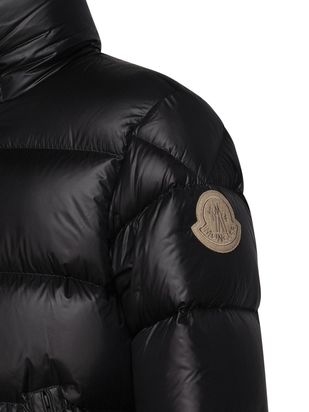 Moncler Coats Black Outer: Polyamide/nylon