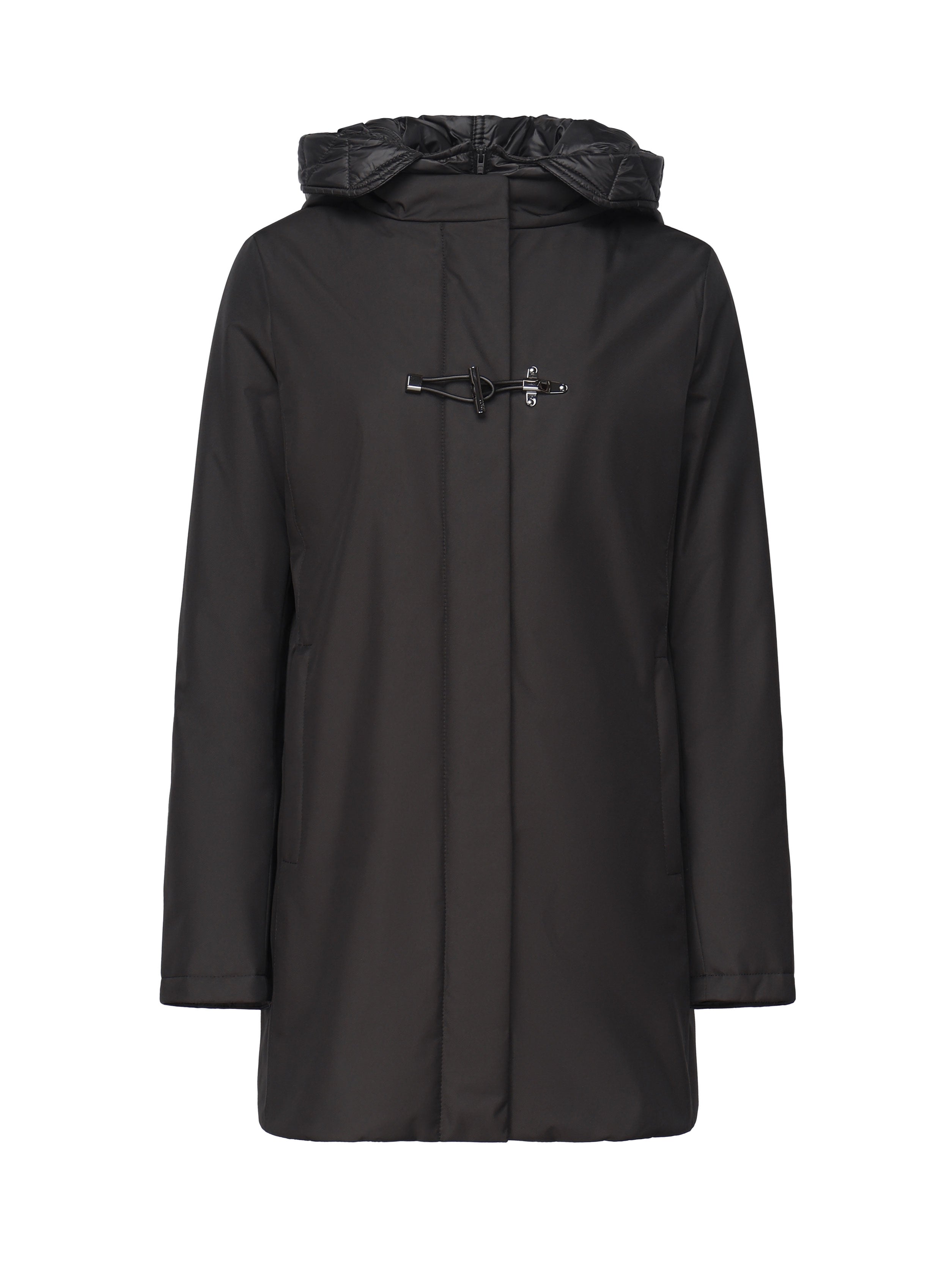 Fay Coats Black Nylon