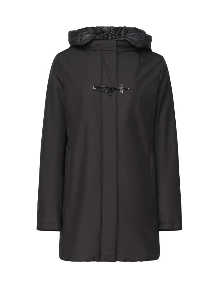 Fay Coats Black Nylon