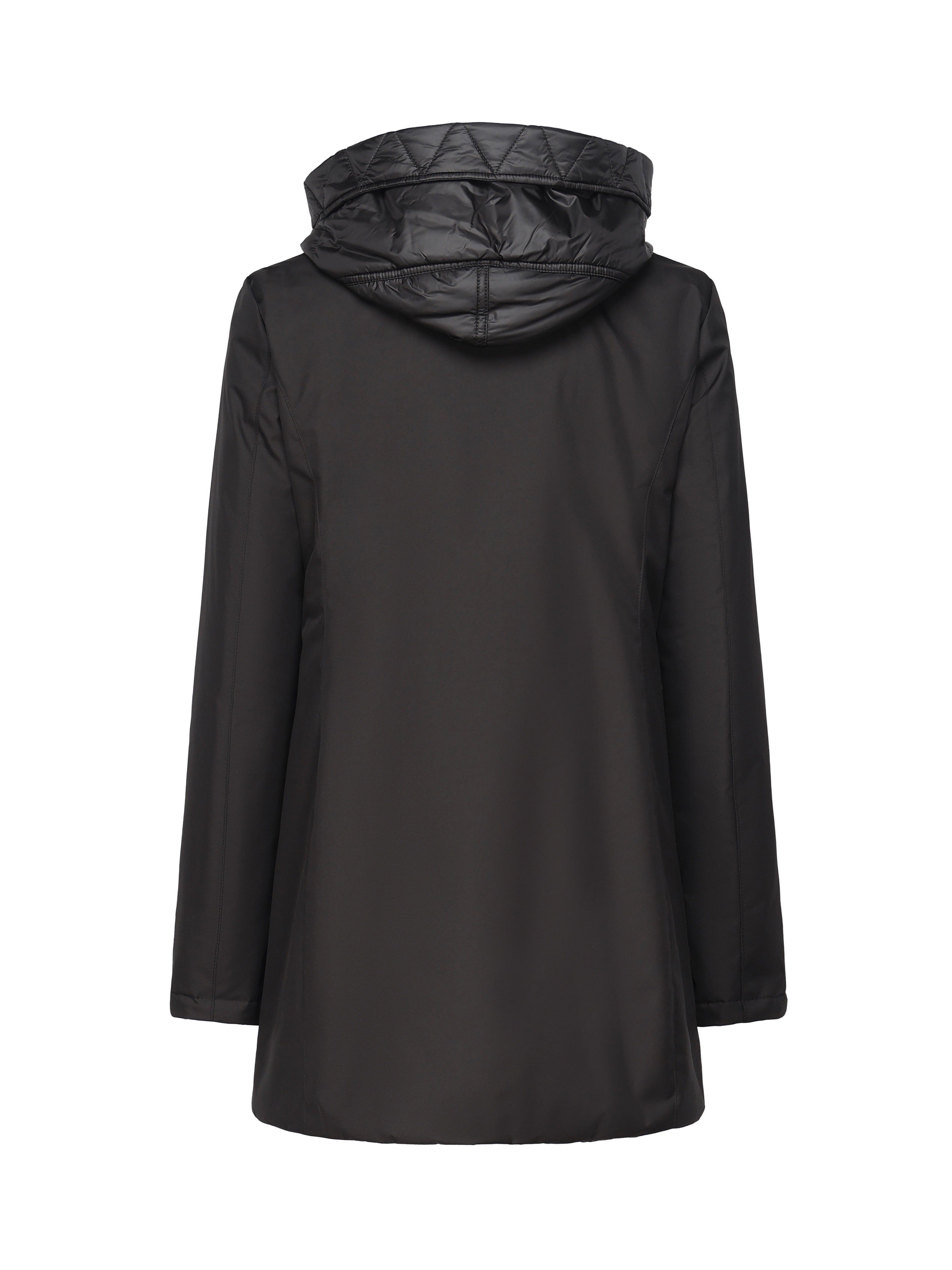 Fay Coats Black Nylon