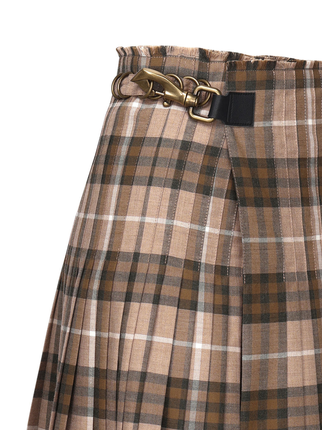 Burberry Skirts Camp Ip Check Polyester Wool