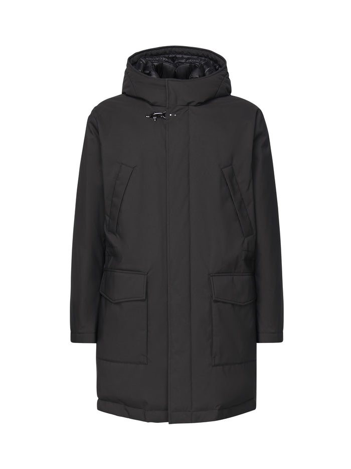 Fay Coats Black Nylon