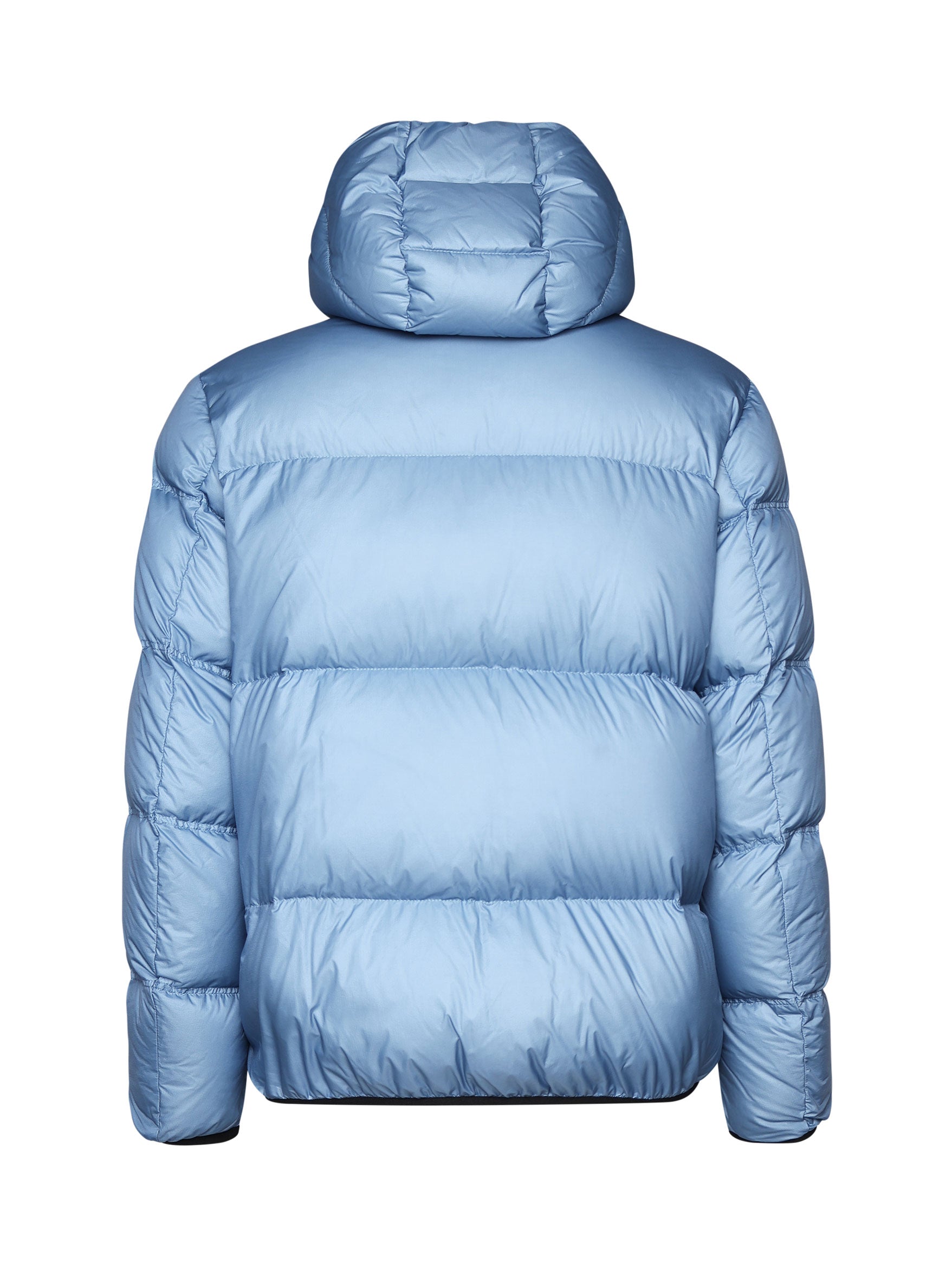 Moncler Coats Blue Outer: Polyamide/nylon
