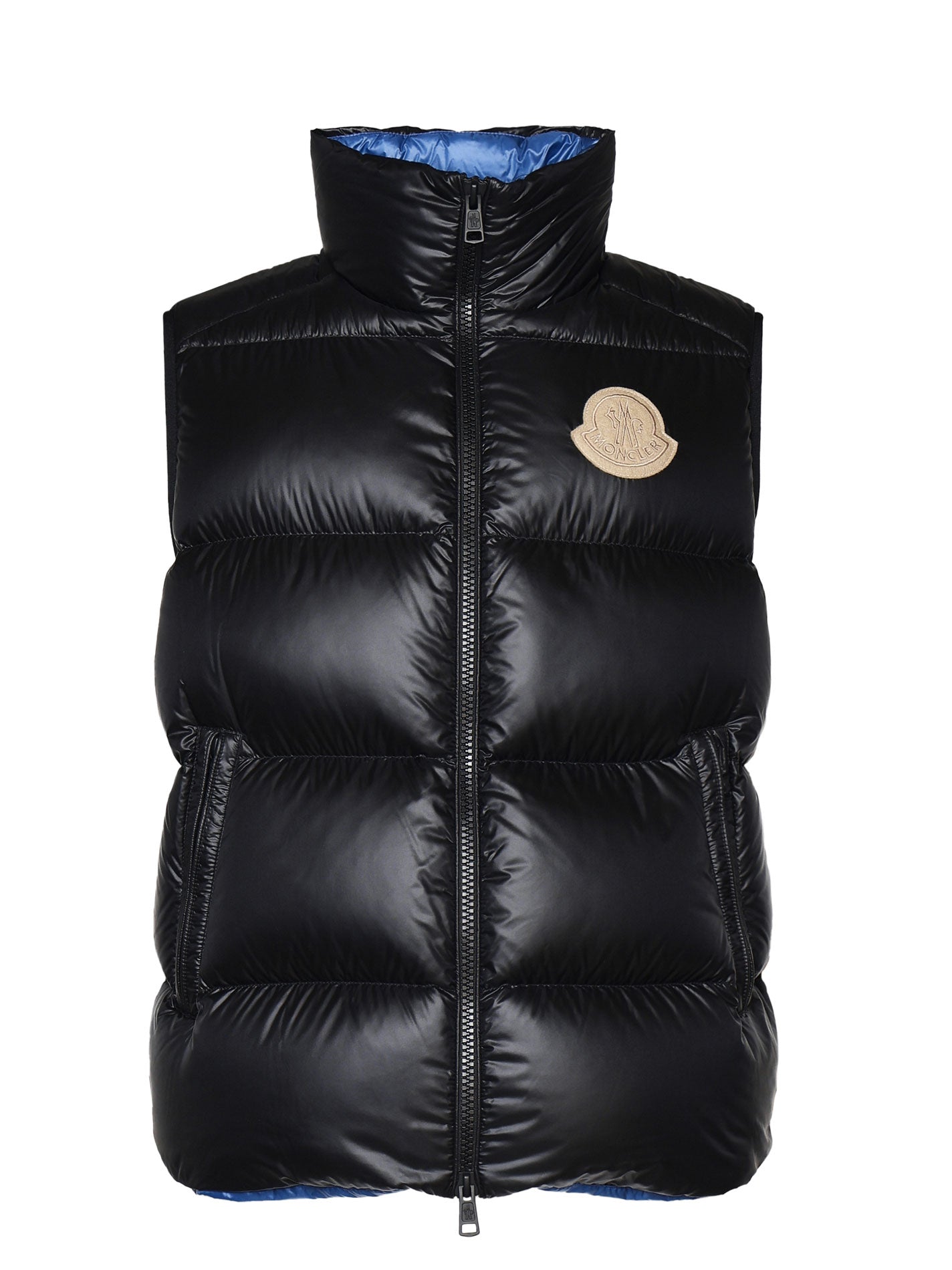 Moncler Coats Black, Electric Blue Outer: Polyamide/nylon