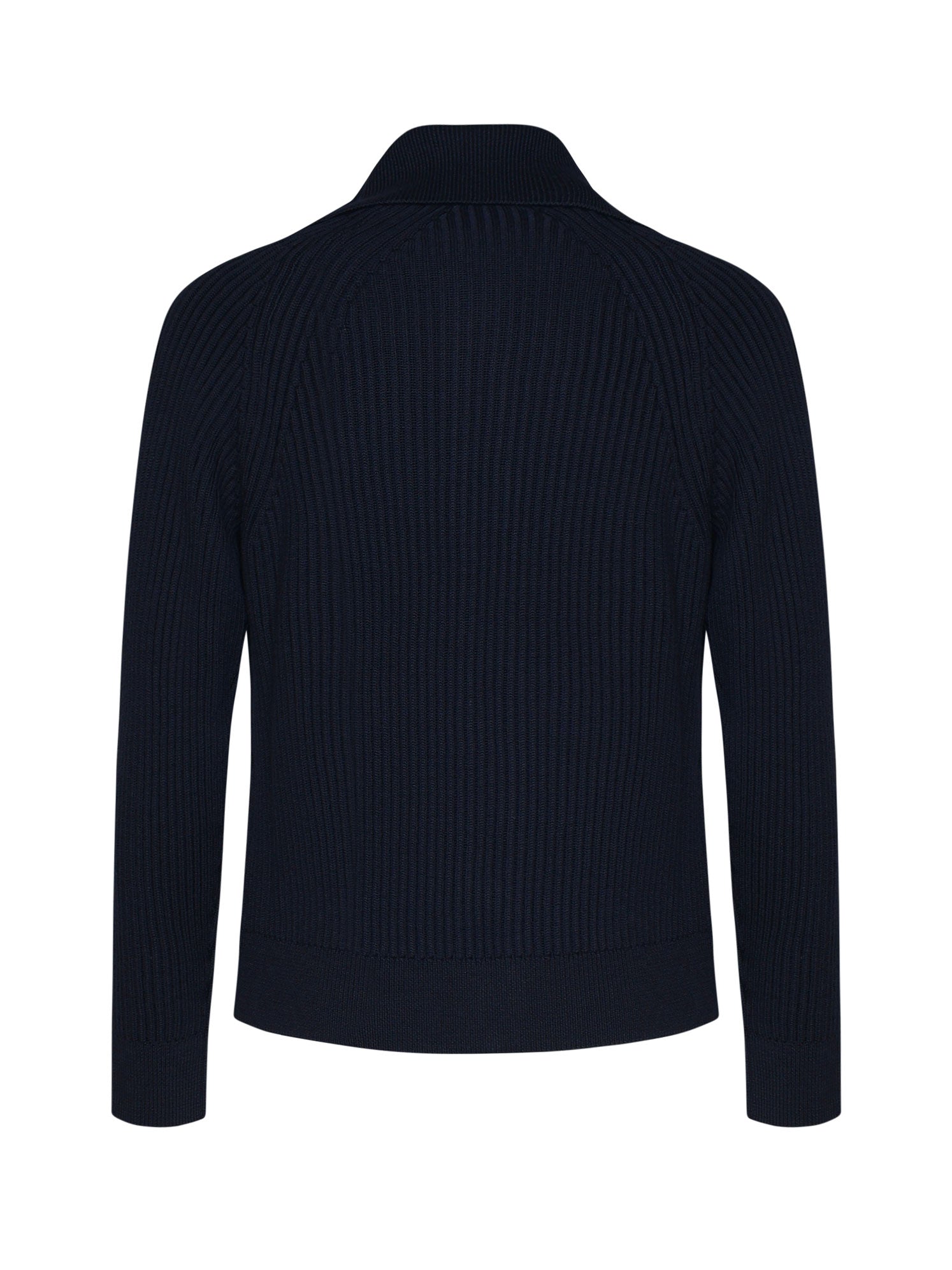 Zanone Sweaters Blue Cotton