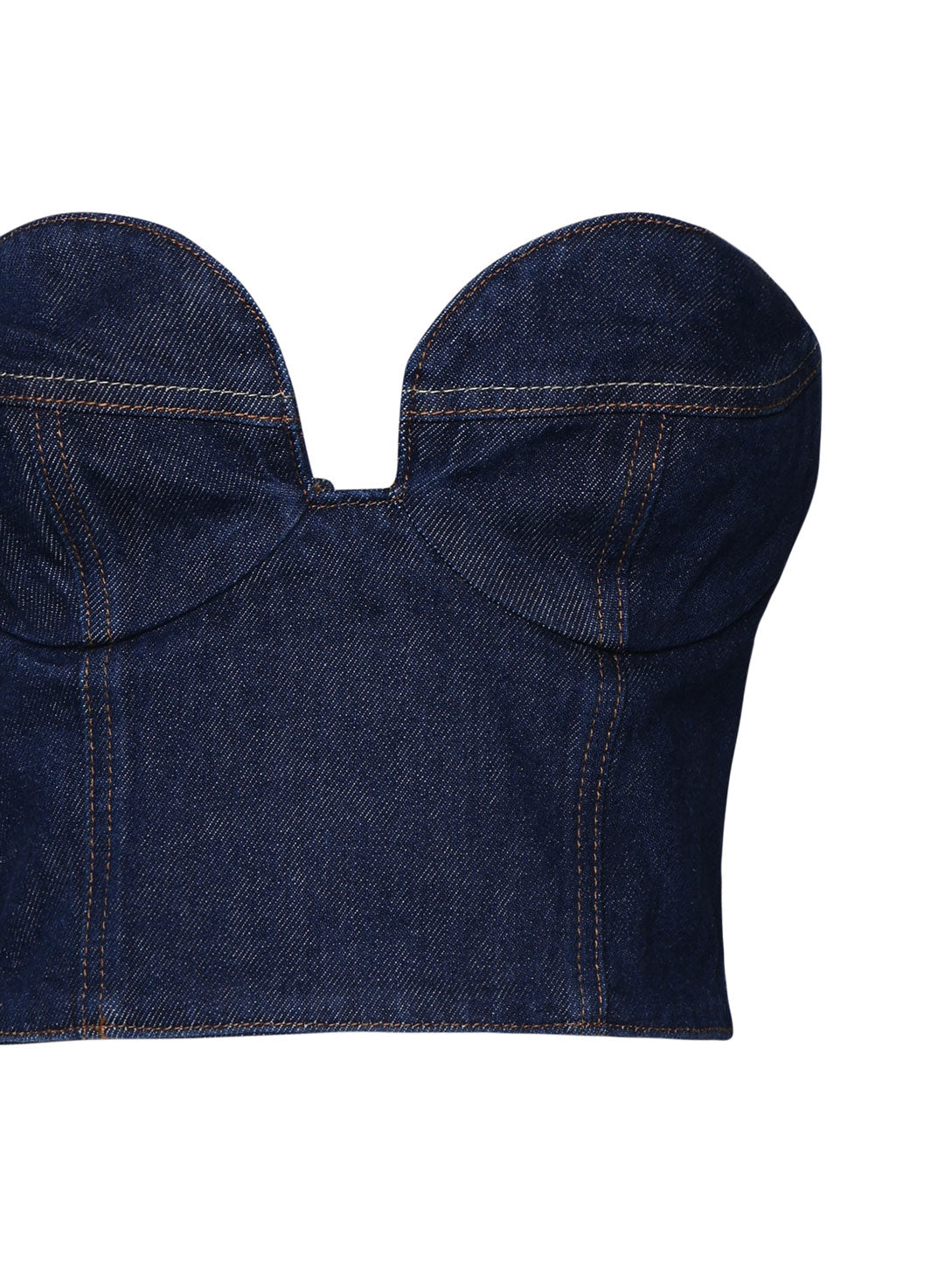 Magda Burtym Top Blue Cotton