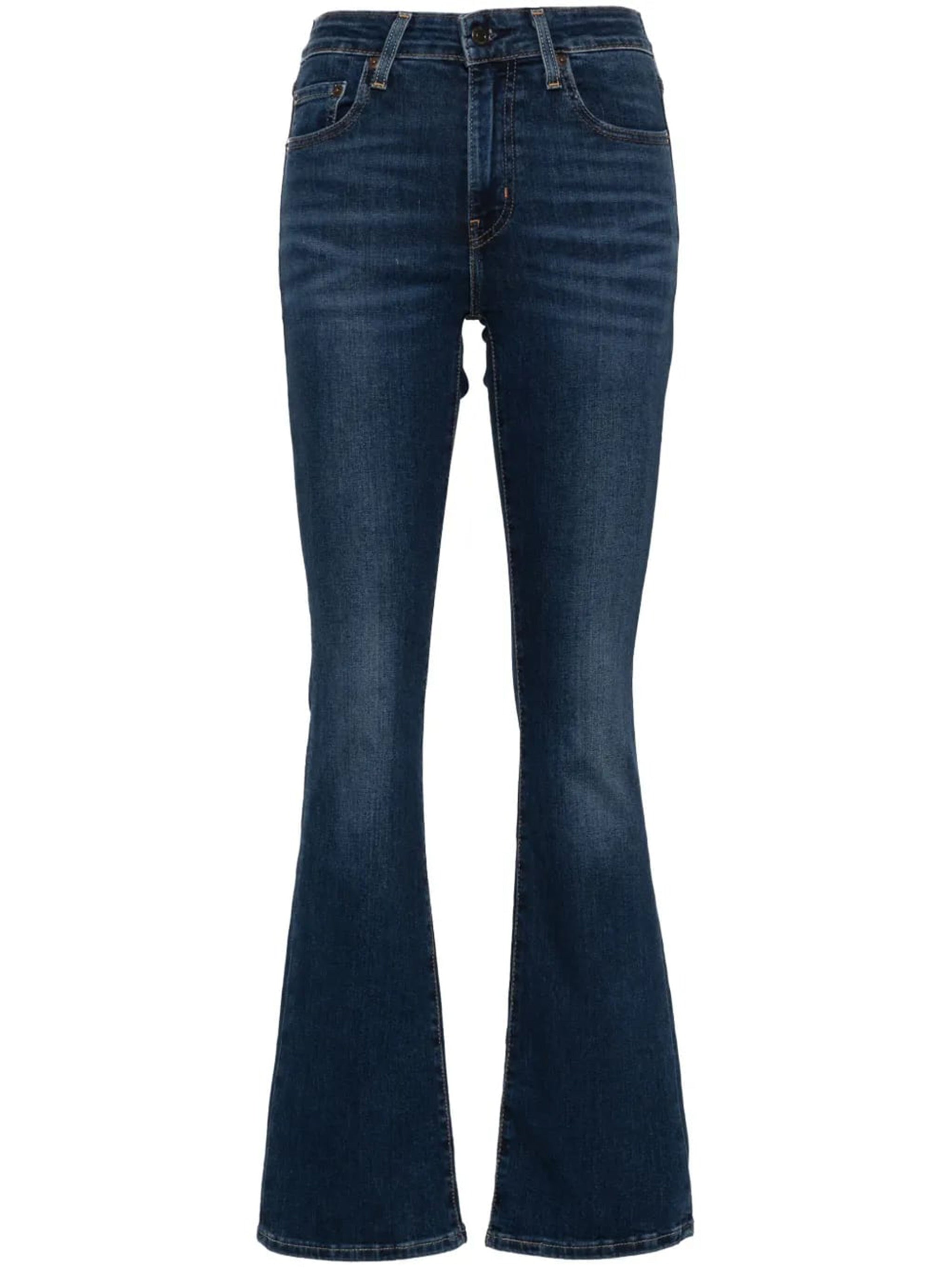 725 High Rise Bootcut Blue Wave Dark Jean