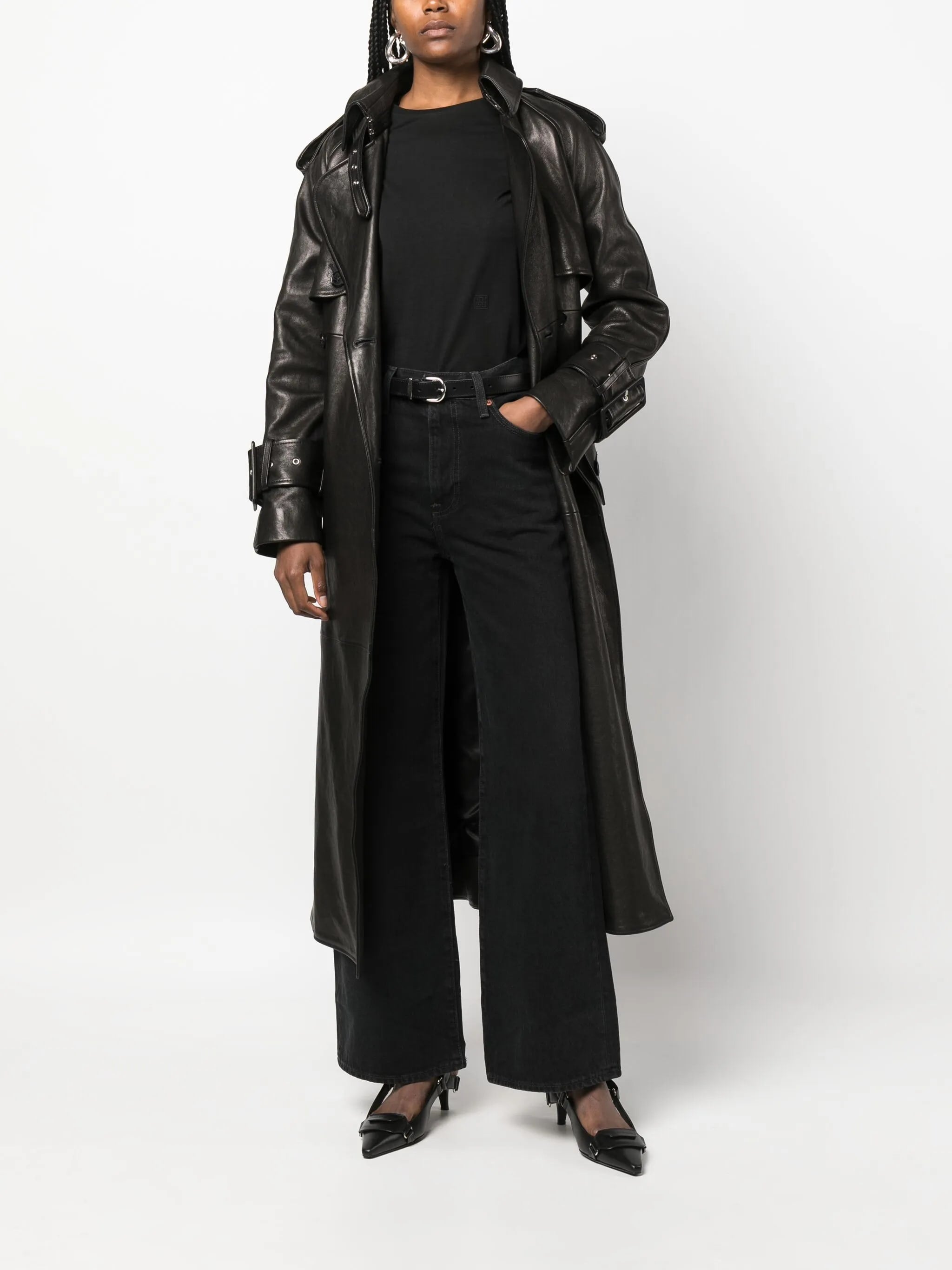 Ribcage Wide Leg H223 Black Jean