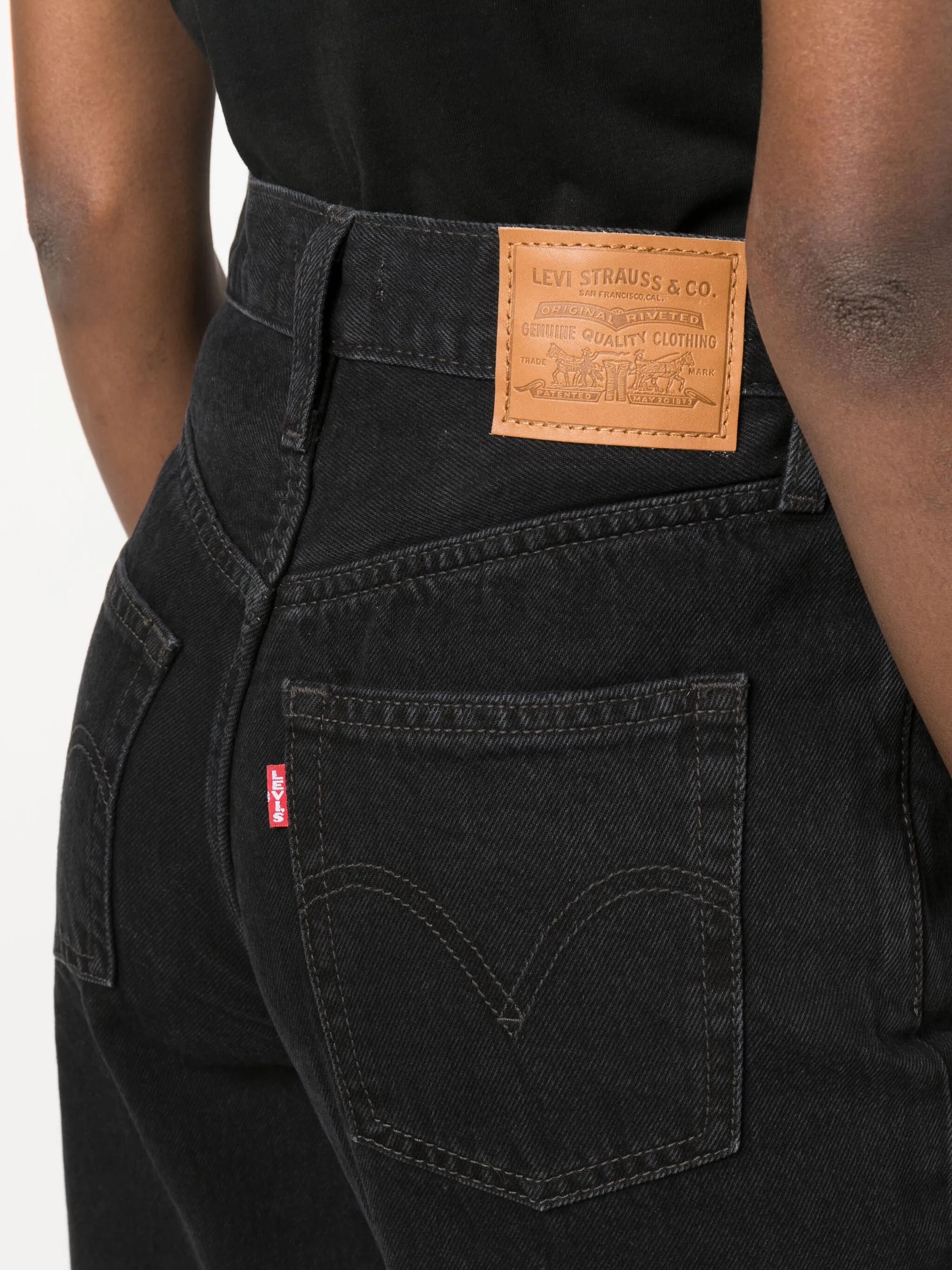 Ribcage Wide Leg H223 Black Jean