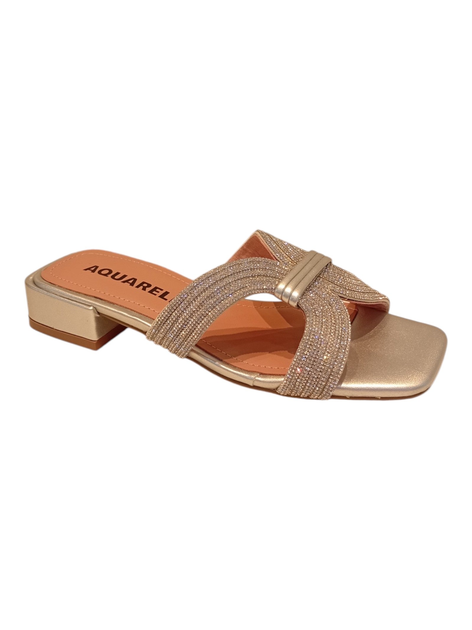 Strass Metallic Shoe