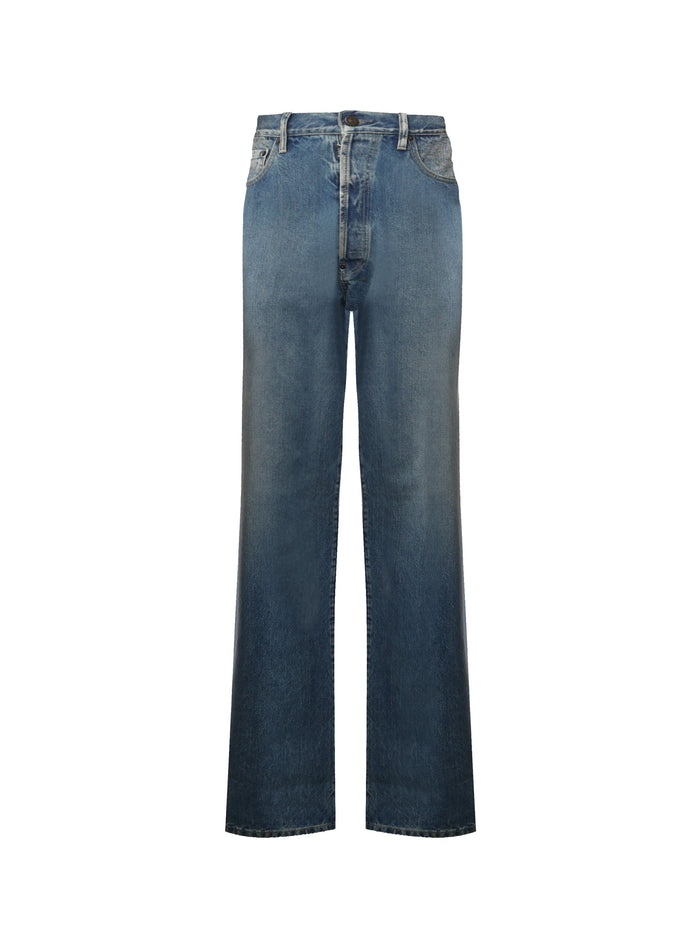 Maison Margiela Jeans Medium Blu Cotton Denim