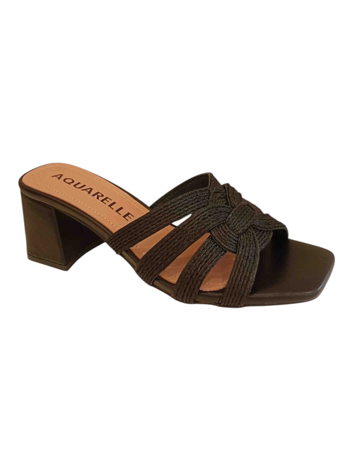 Rafia Black Calf Leather | Shoe