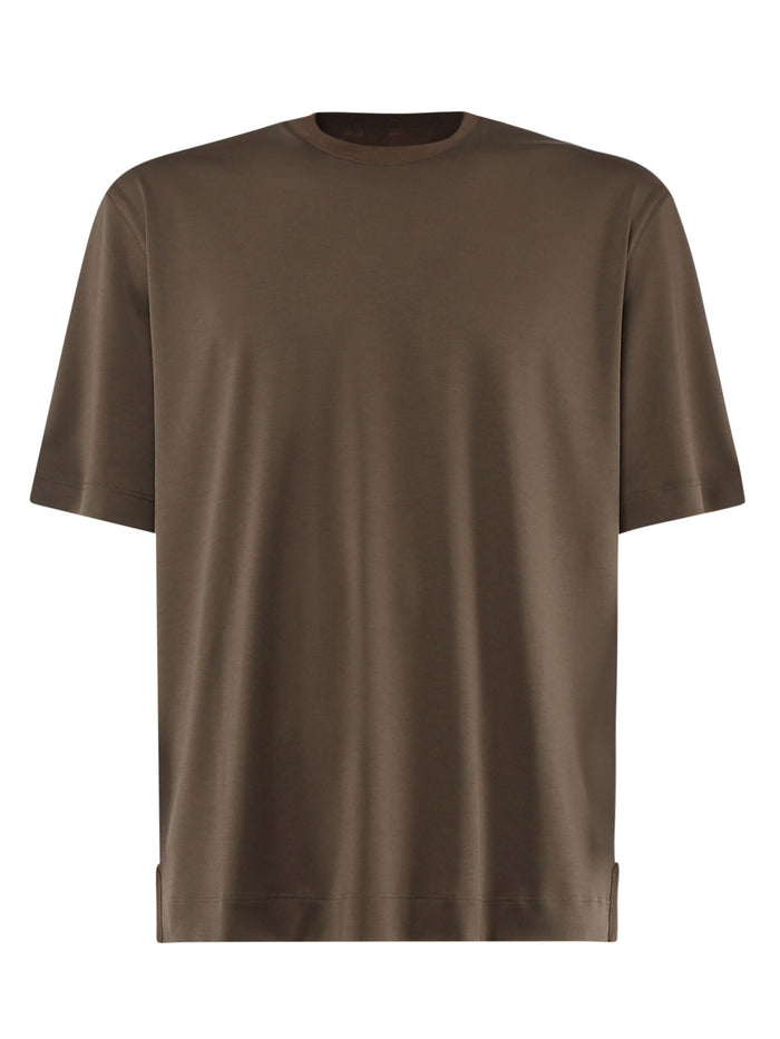 Zegna T-Shirts And Polos V04 Cotton Silk