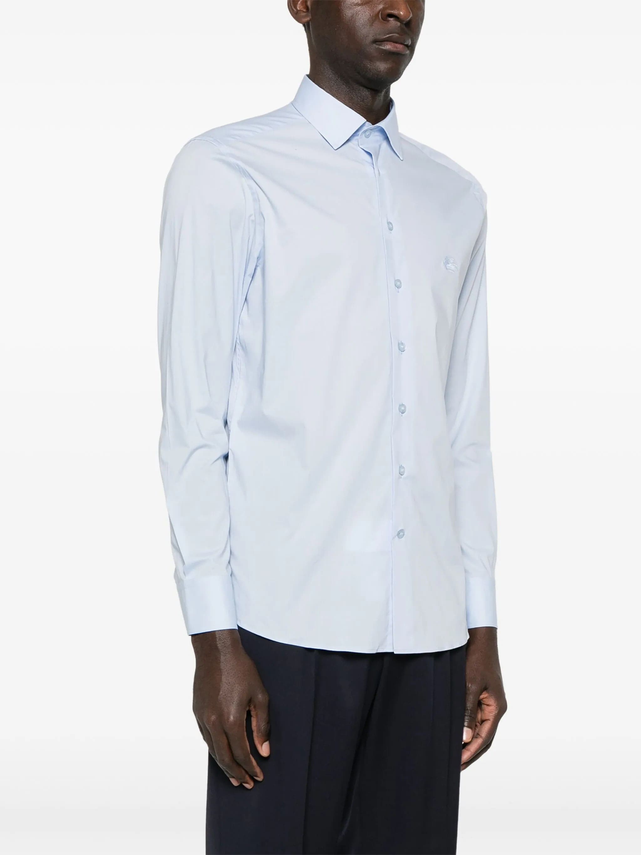 Shirt Roma Logo Blue Camicia