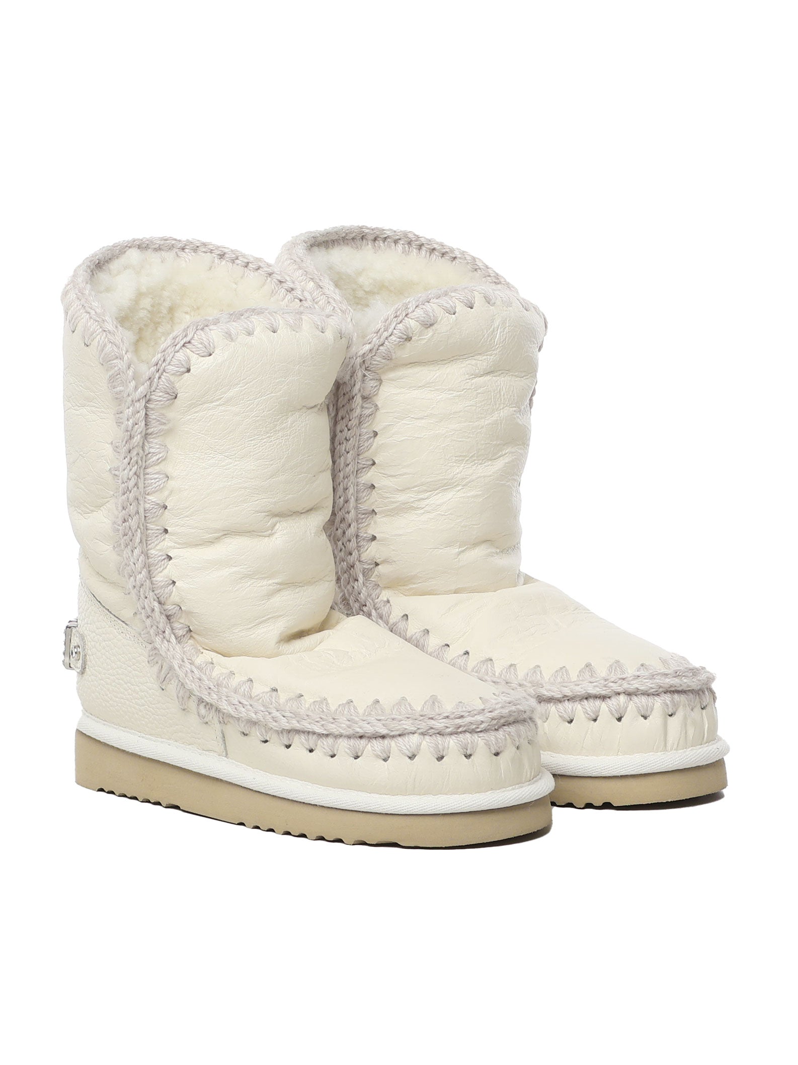 Mou Boots White Mutton