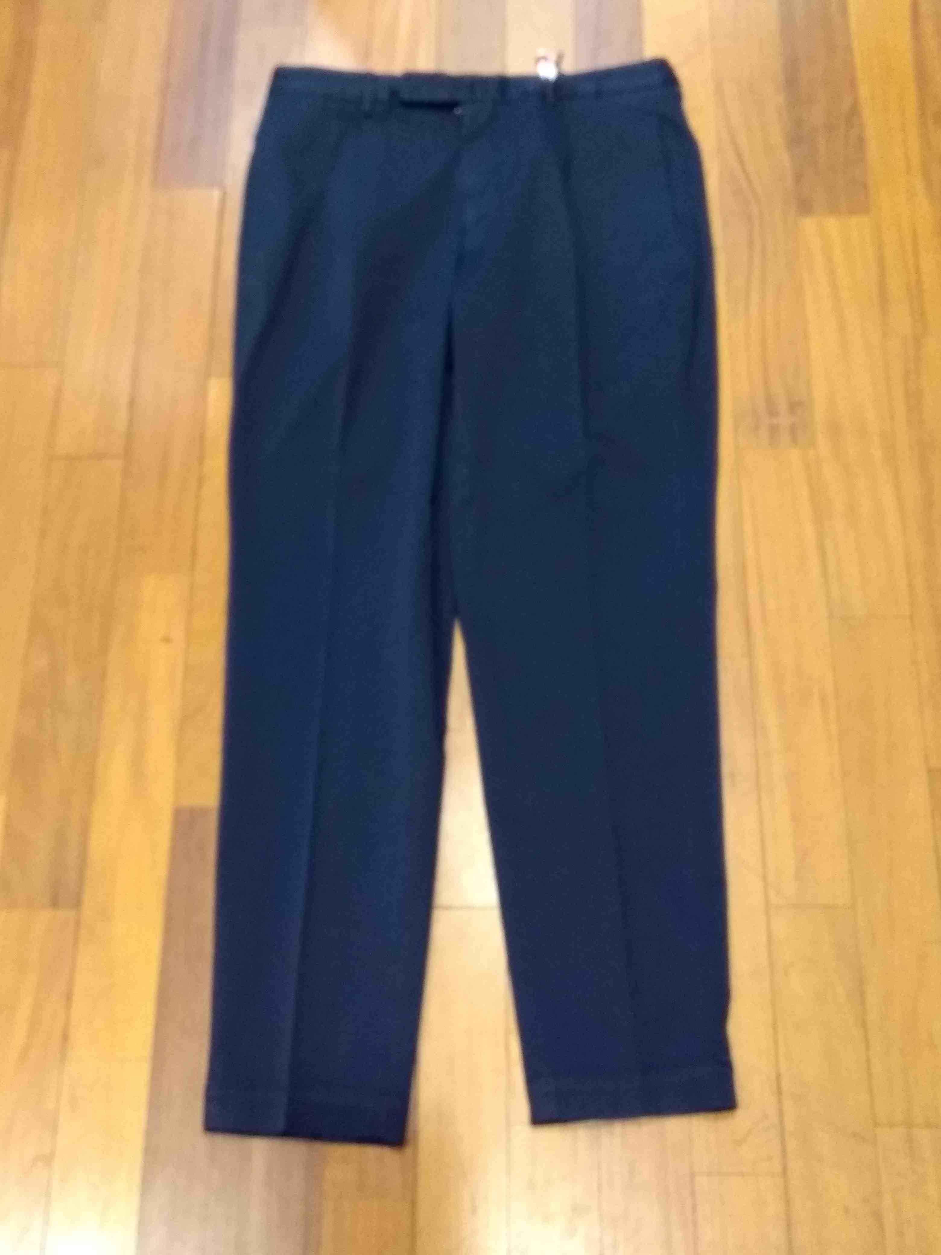 Pant 1 Pince Cav. Corta Blue Cotton |
