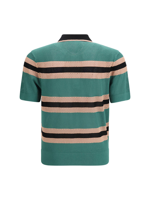 Polo Shirt Pine Viscose