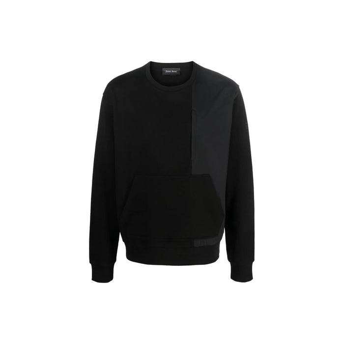 Herno Panelled-Design Sweatshirt Black Cotton
