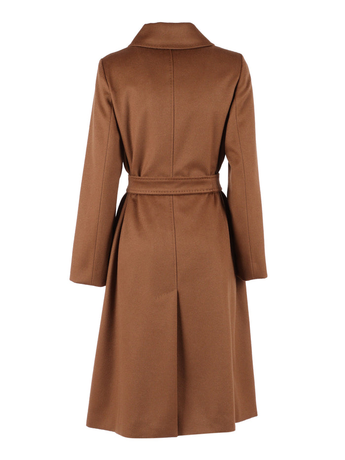 Coat Brown Virgin Wool Lining Viscose