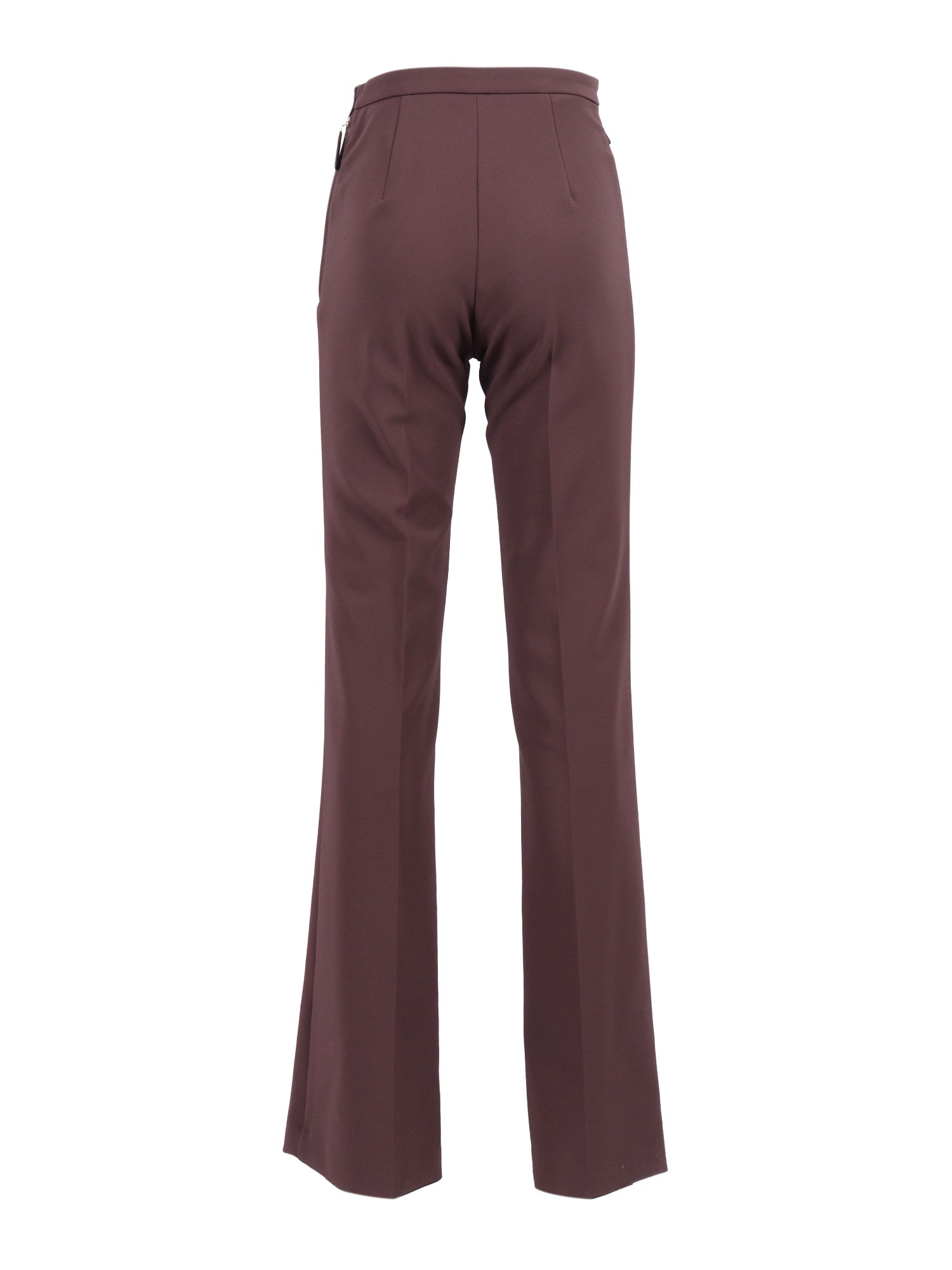 Womens Pants Bordeaux Polyester Elastane