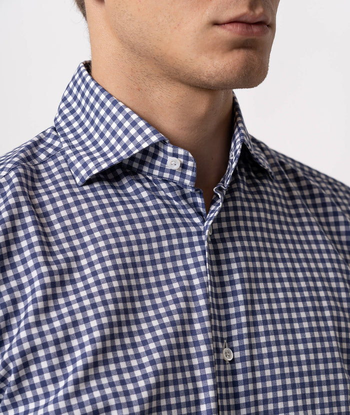 Casual Cotton Shirt Bercy Blue Sport