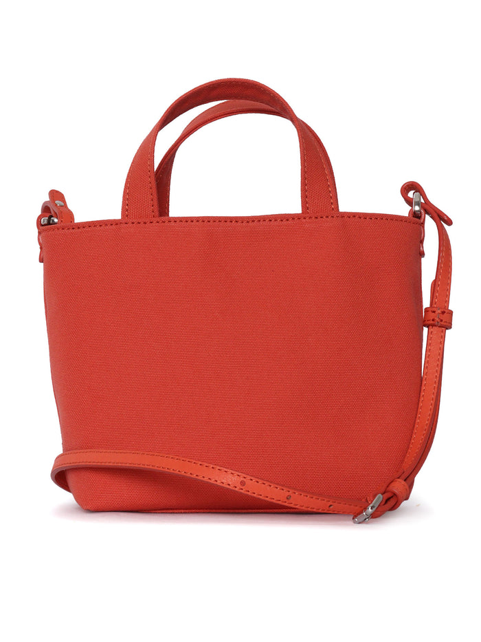 BAG CANVAS Red Cotton Handbag