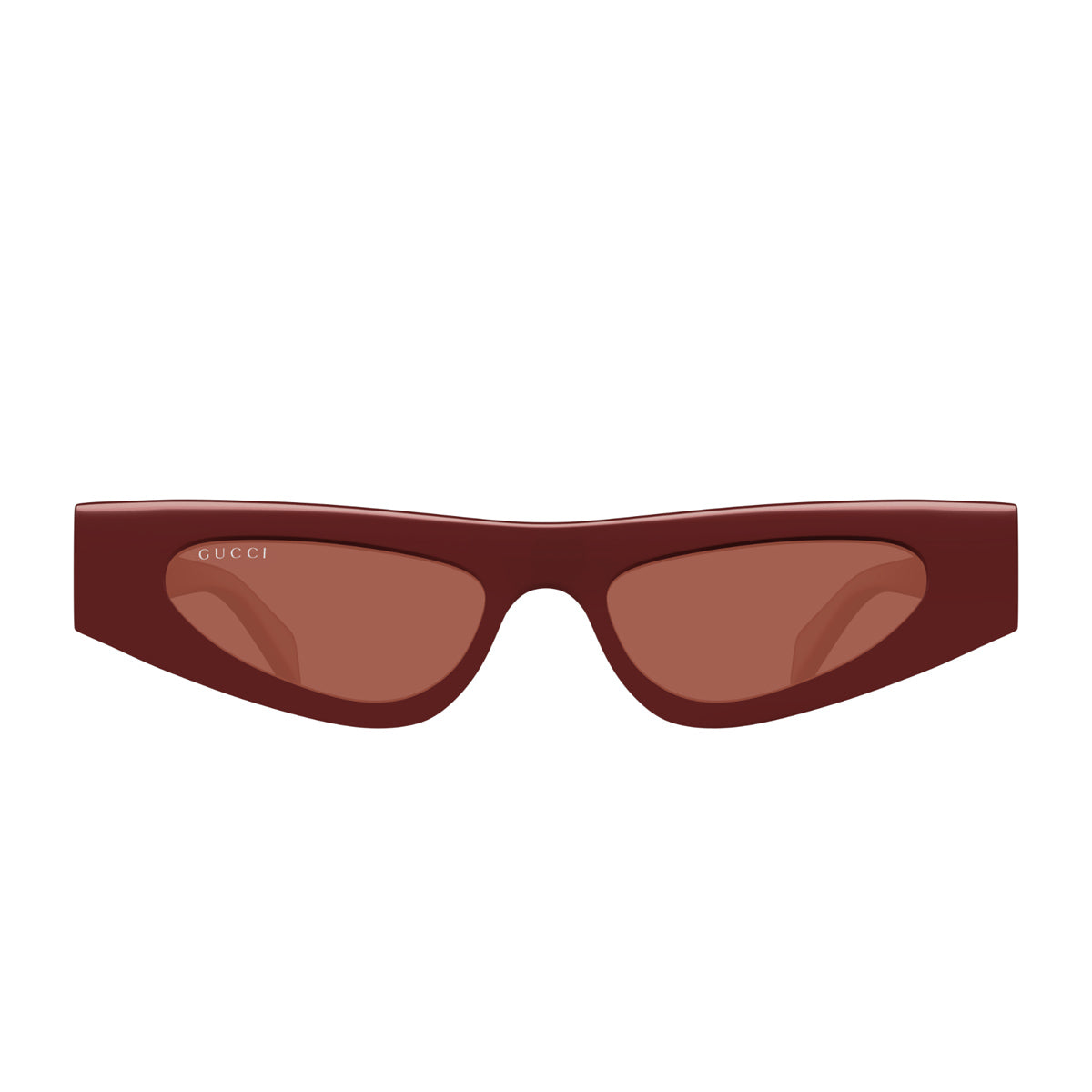 Gucci GG1779S Linea Fashion 003 Burgundy Brown Rosso Acetate Occhiali Da Sole