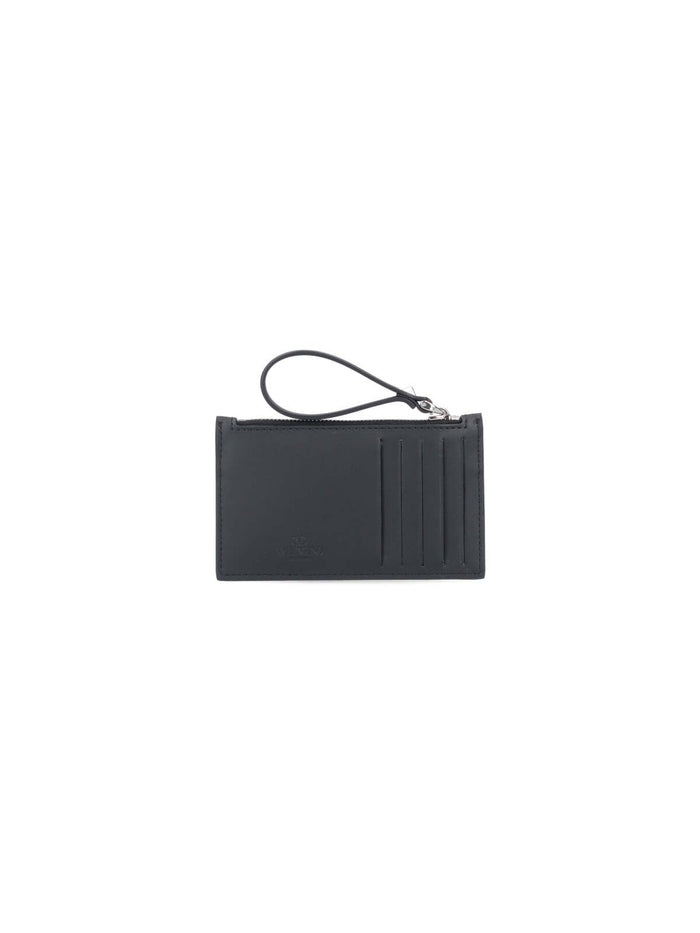 Valentino Garavani Wallets Black Pelle