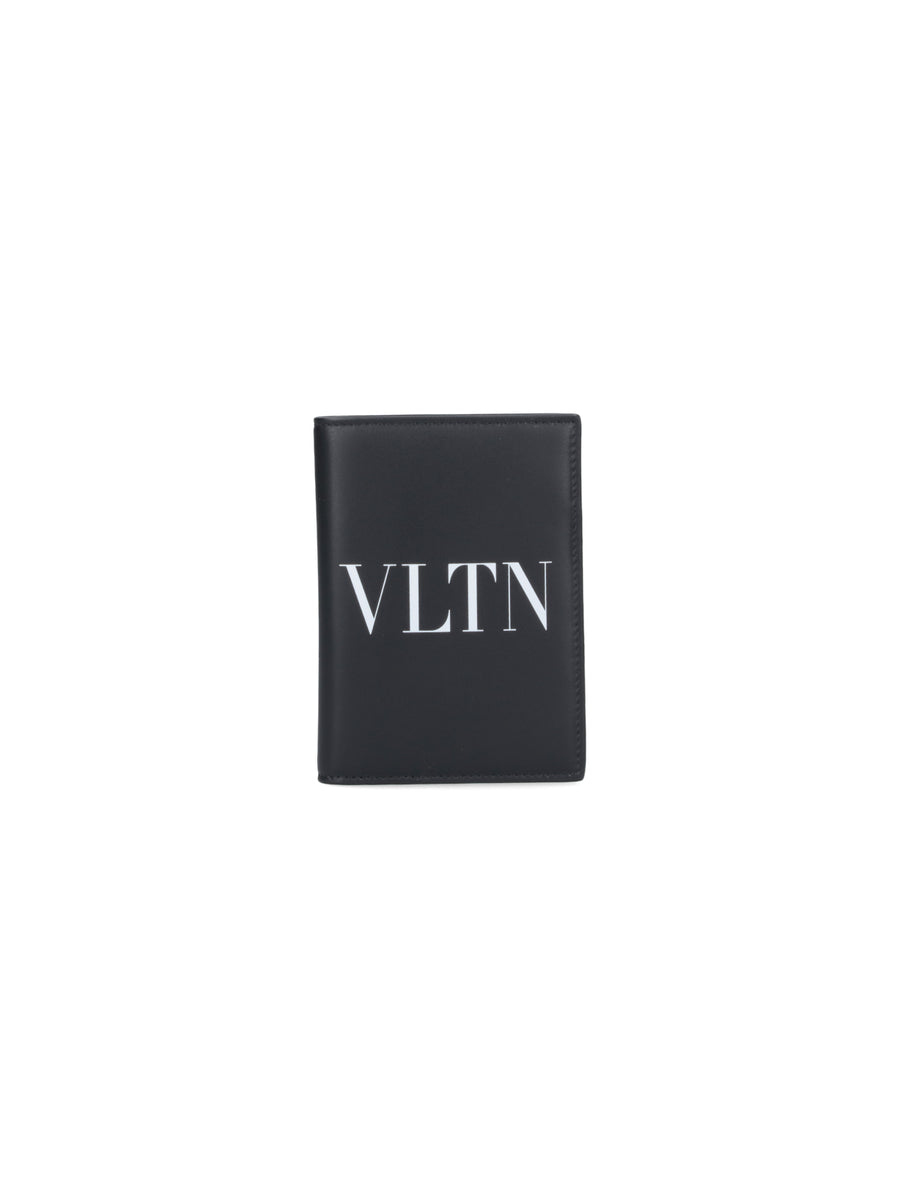 Valentino Garavani 100% leather wallet in black
