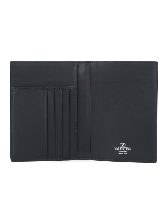 Valentino Garavani Wallets Black Pelle