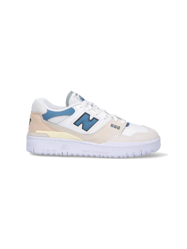 New Balance Leather sneaker in white