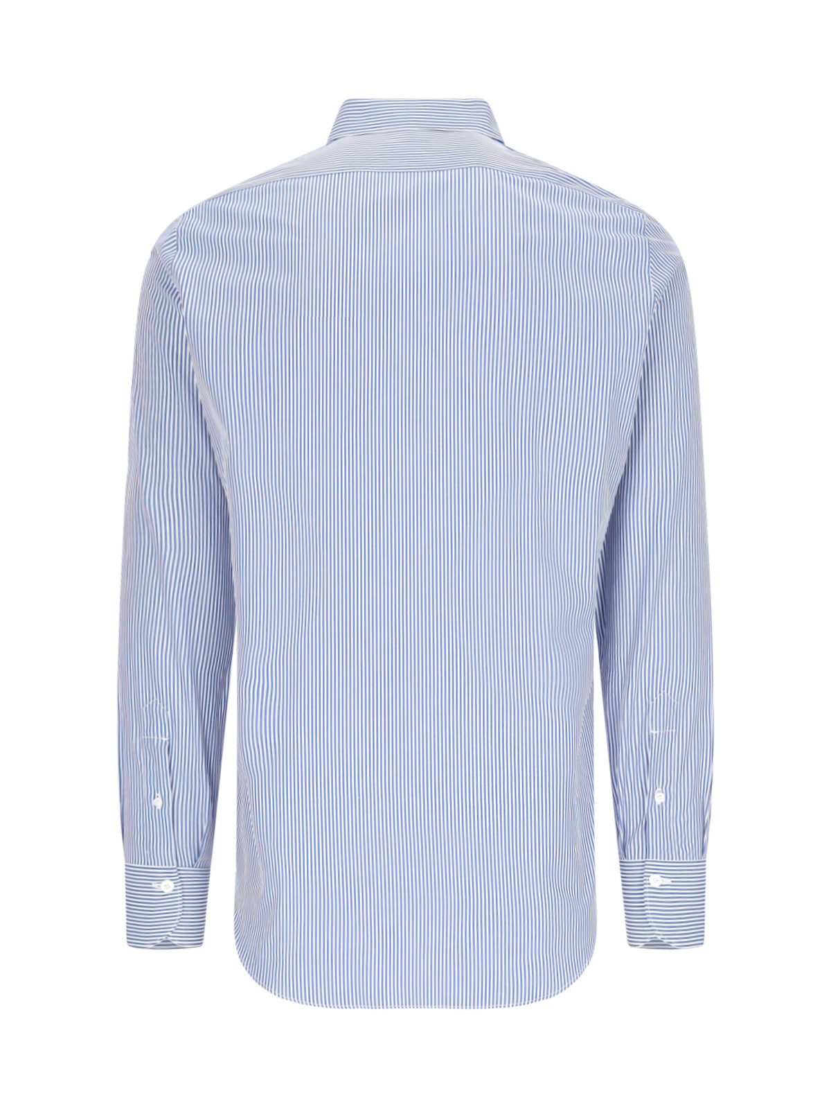 Finamore Shirts Blue Cotone