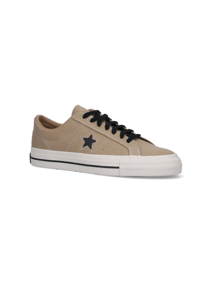 Converse Sneakers Beige Pelle