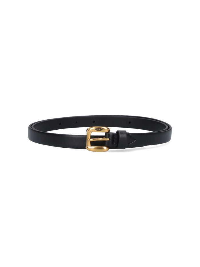 J&M Davidson Belts Black Pelle