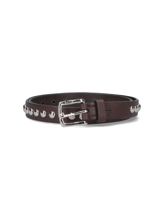 J&M Davidson Belts Brown Pelle