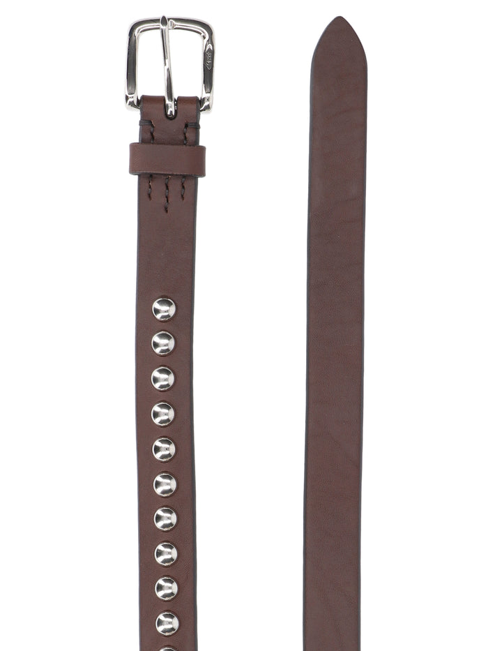 J&M Davidson Belts Brown Pelle