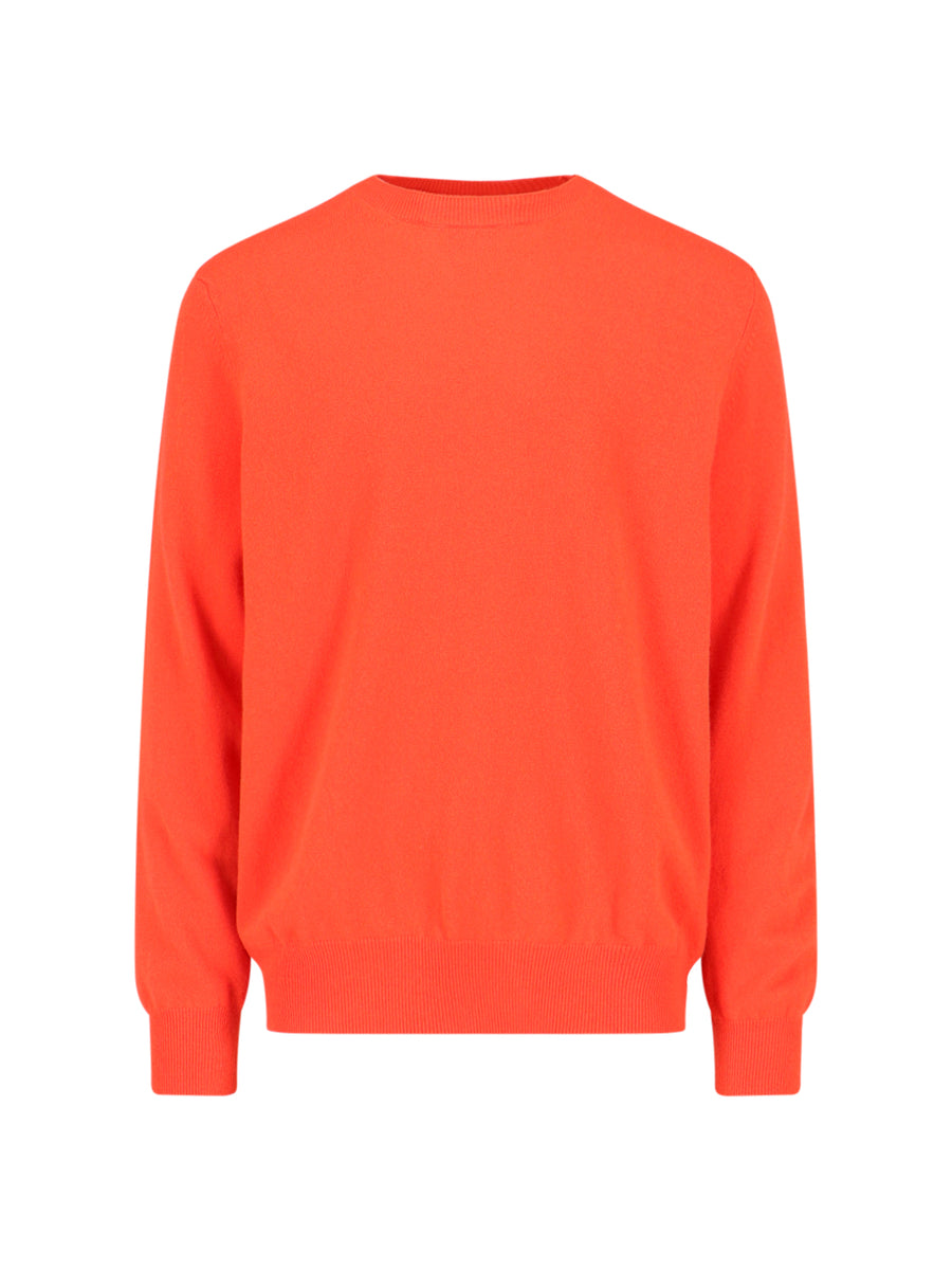 Comme des Garçons 100% wool sweater in orange