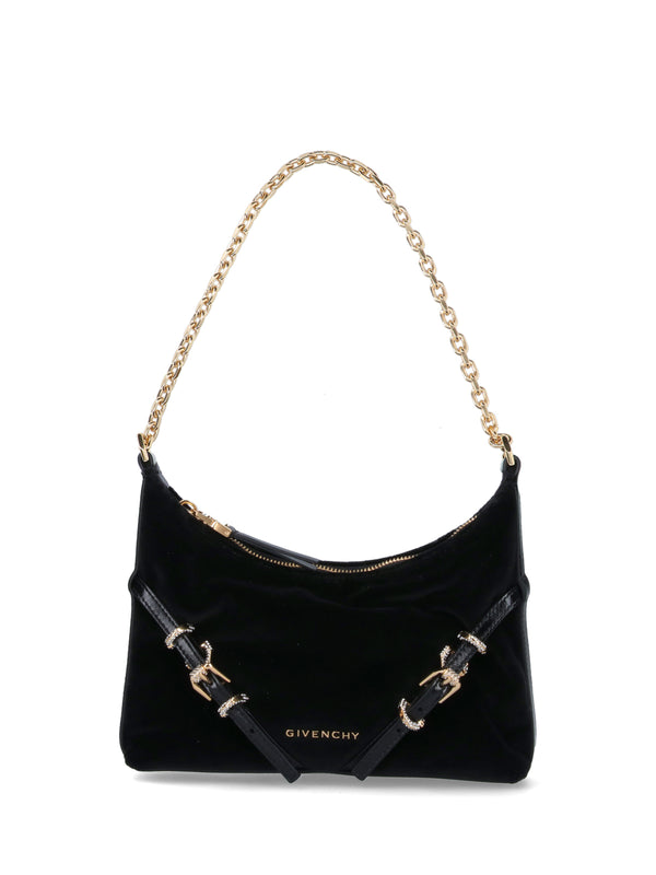 Givenchy 100% Cotton shoulder bag in black