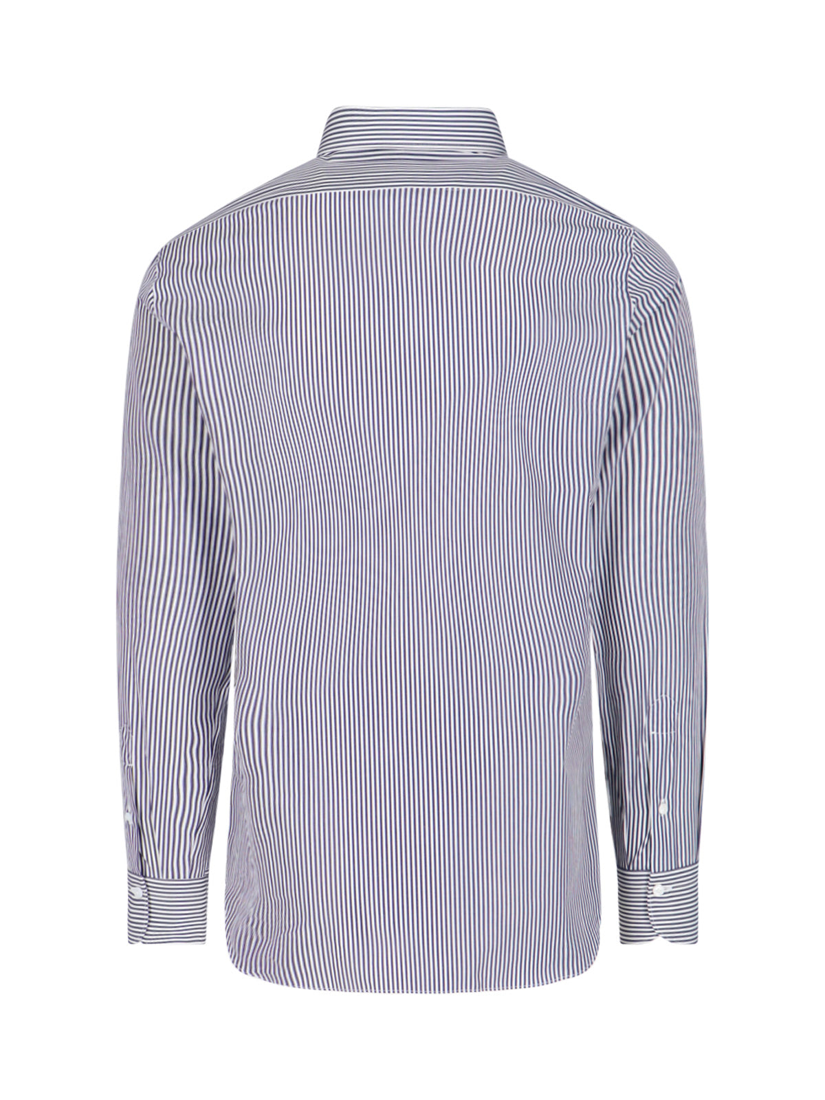 Finamore Shirts Blue Cotone