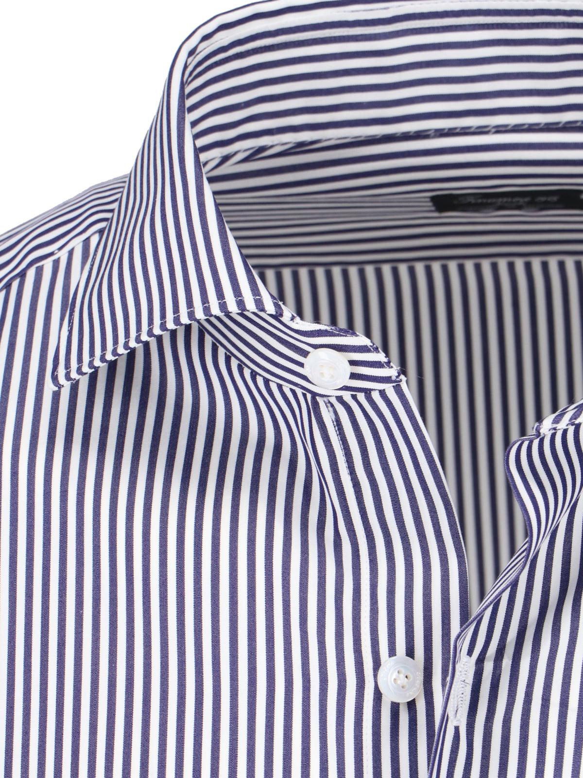 Finamore Shirts Blue Cotone